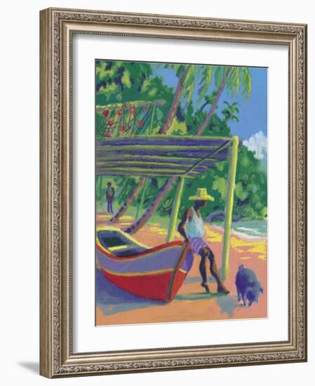 The Antilles-Zau-Framed Art Print