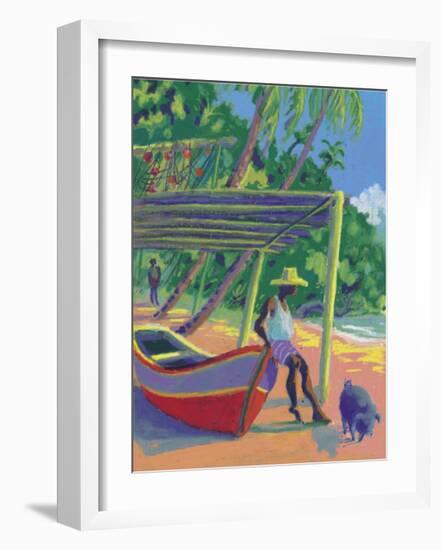 The Antilles-Zau-Framed Art Print