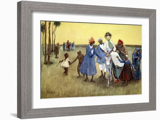 The Antique Pest', 1908-Lance Thackeray-Framed Giclee Print