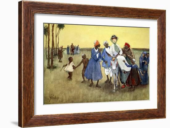 The Antique Pest', 1908-Lance Thackeray-Framed Giclee Print