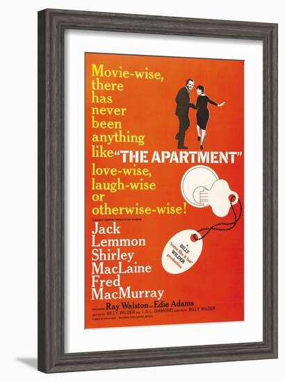 The Apartment, 1960, Directed by Billy Wilder-null-Framed Giclee Print