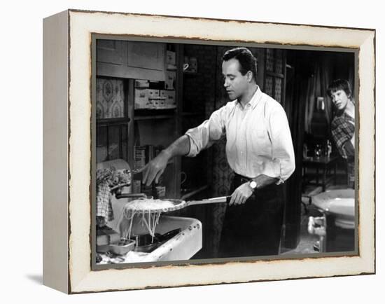 The Apartment, Jack Lemmon, Shirley MacLaine, 1960-null-Framed Stretched Canvas