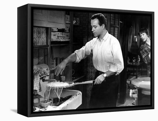 The Apartment, Jack Lemmon, Shirley MacLaine, 1960-null-Framed Stretched Canvas