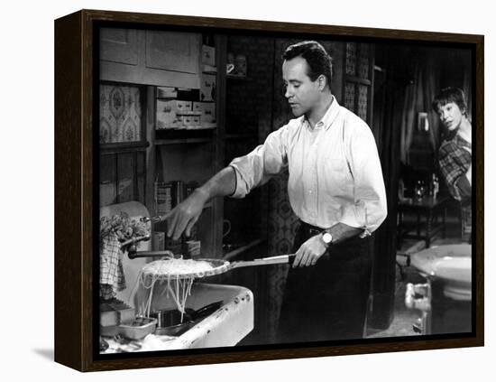 The Apartment, Jack Lemmon, Shirley MacLaine, 1960-null-Framed Stretched Canvas