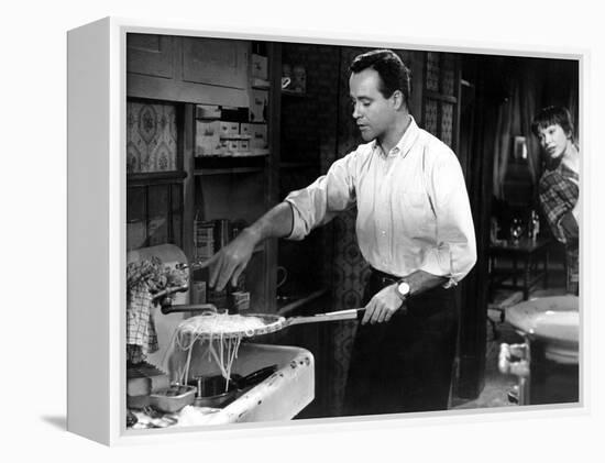 The Apartment, Jack Lemmon, Shirley MacLaine, 1960-null-Framed Stretched Canvas