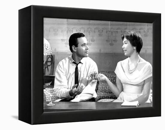 The Apartment, Jack Lemmon, Shirley MacLaine, 1960-null-Framed Stretched Canvas