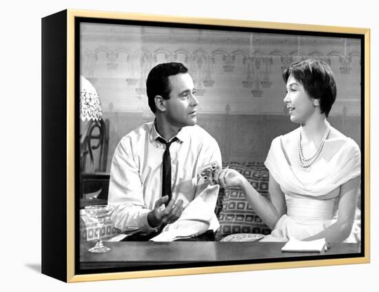 The Apartment, Jack Lemmon, Shirley MacLaine, 1960-null-Framed Stretched Canvas