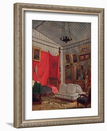 The Apartment of Count De Mornay, Rue De Verneuil, Paris (Study), 1833 (Oil on Canvas)-Ferdinand Victor Eugene Delacroix-Framed Giclee Print