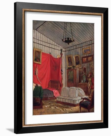 The Apartment of Count De Mornay, Rue De Verneuil, Paris (Study), 1833 (Oil on Canvas)-Ferdinand Victor Eugene Delacroix-Framed Giclee Print