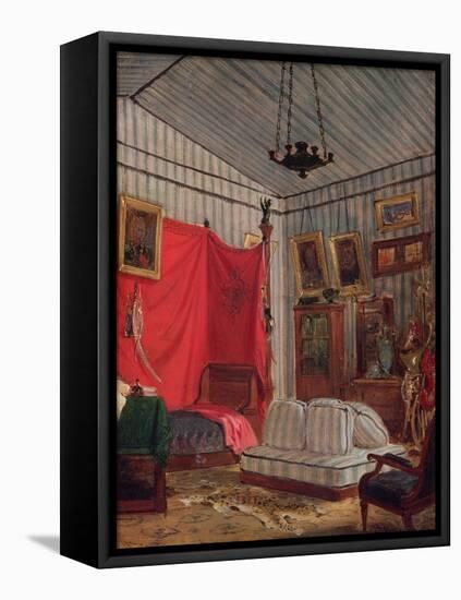 The Apartment of Count De Mornay, Rue De Verneuil, Paris (Study), 1833 (Oil on Canvas)-Ferdinand Victor Eugene Delacroix-Framed Premier Image Canvas