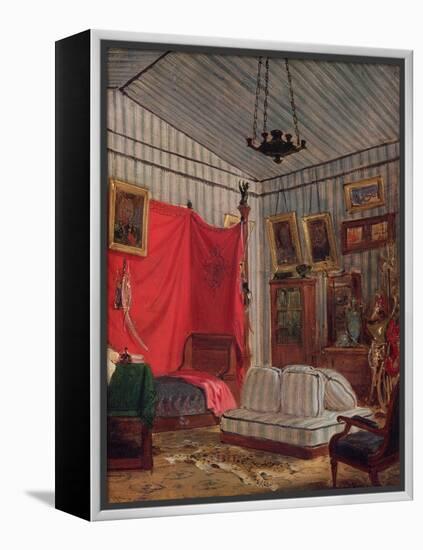 The Apartment of Count De Mornay, Rue De Verneuil, Paris (Study), 1833 (Oil on Canvas)-Ferdinand Victor Eugene Delacroix-Framed Premier Image Canvas