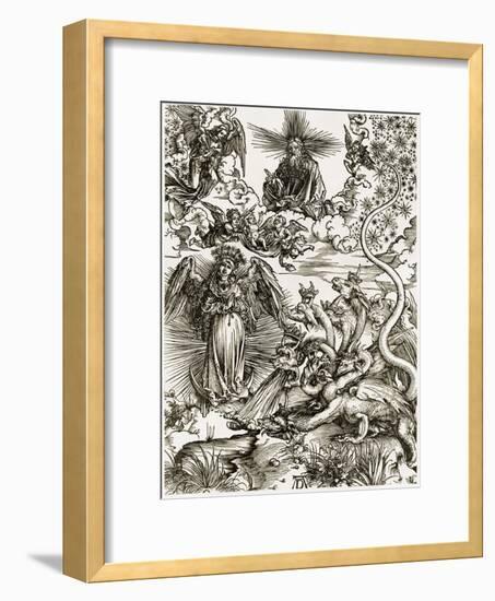 The Apocalyptic Woman-Albrecht Dürer-Framed Giclee Print