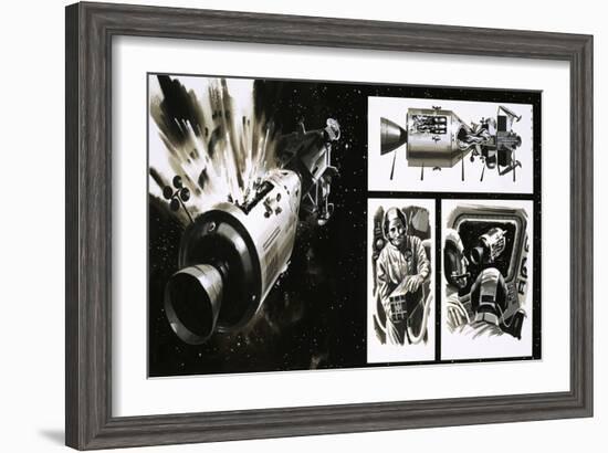 The Apollo 13 Mission-Wilf Hardy-Framed Giclee Print