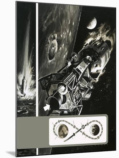 The Apollo 13 Mission-Wilf Hardy-Mounted Giclee Print