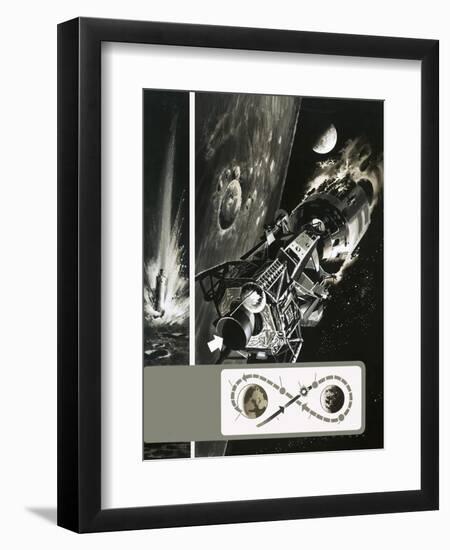 The Apollo 13 Mission-Wilf Hardy-Framed Giclee Print