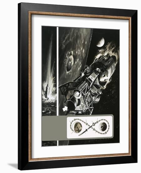 The Apollo 13 Mission-Wilf Hardy-Framed Giclee Print