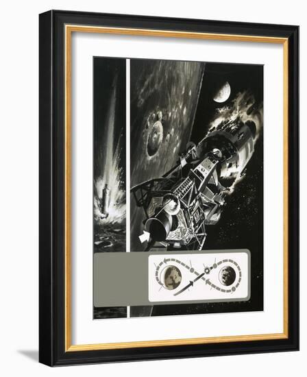 The Apollo 13 Mission-Wilf Hardy-Framed Giclee Print
