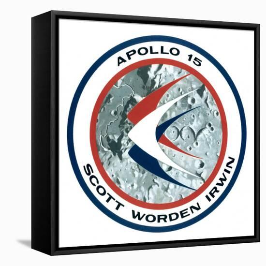 The Apollo 15 Lunar Mission Insignia, 1971-null-Framed Premier Image Canvas