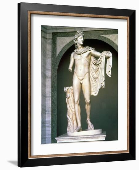 The Apollo Belvedere, Roman Copy, Probably of a Greek Original 4th Century BC-null-Framed Giclee Print