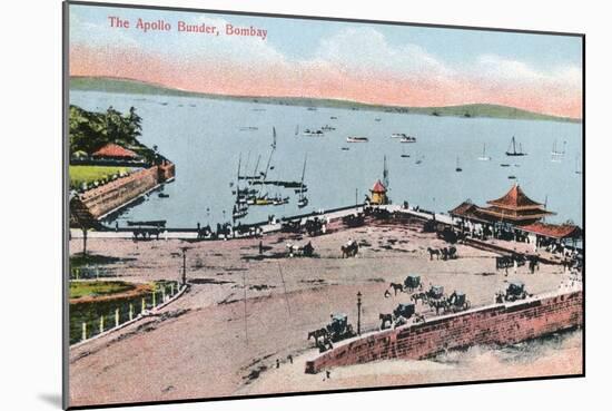 The Apollo Bunder, Bombay, India, Early 20th Century-null-Mounted Giclee Print