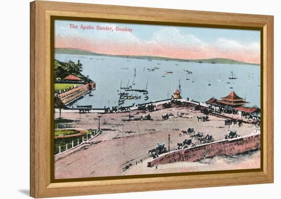 The Apollo Bunder, Bombay, India, Early 20th Century-null-Framed Premier Image Canvas