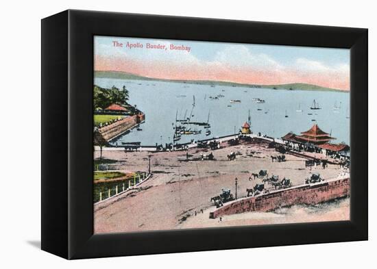 The Apollo Bunder, Bombay, India, Early 20th Century-null-Framed Premier Image Canvas