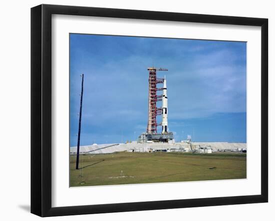 The Apollo Saturn 501 Launch Vehicle Mated To the Apollo Spacecraft-Stocktrek Images-Framed Photographic Print