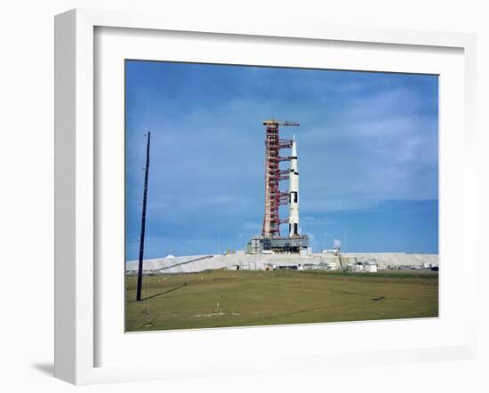 The Apollo Saturn 501 Launch Vehicle Mated To the Apollo Spacecraft-Stocktrek Images-Framed Photographic Print