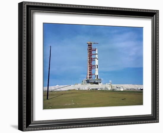 The Apollo Saturn 501 Launch Vehicle Mated To the Apollo Spacecraft-Stocktrek Images-Framed Photographic Print