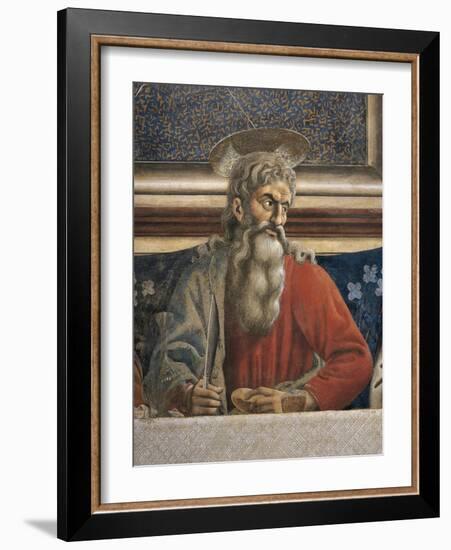 The Apostle Andrew, Detail from the Last Supper, 1450-Andrea Del Castagno-Framed Giclee Print