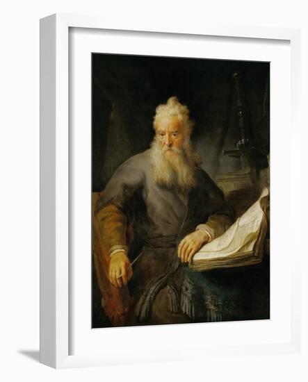 The Apostle Paul, 1633-Rembrandt van Rijn-Framed Giclee Print