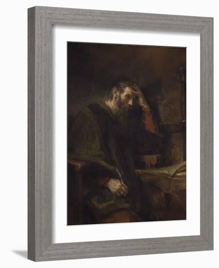 The Apostle Paul, C.1657-Rembrandt van Rijn-Framed Giclee Print