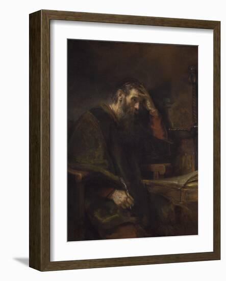 The Apostle Paul, C.1657-Rembrandt van Rijn-Framed Giclee Print