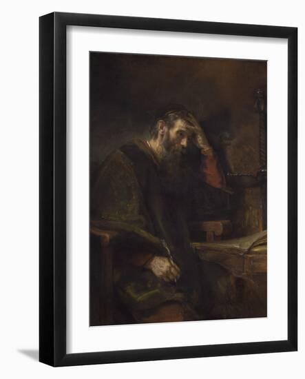 The Apostle Paul, C.1657-Rembrandt van Rijn-Framed Giclee Print