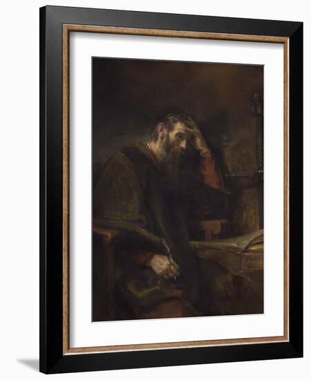 The Apostle Paul, C.1657-Rembrandt van Rijn-Framed Giclee Print