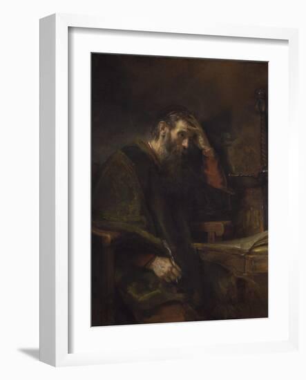 The Apostle Paul, C.1657-Rembrandt van Rijn-Framed Giclee Print