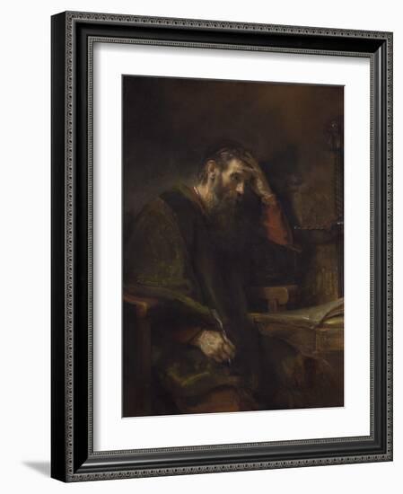 The Apostle Paul, C.1657-Rembrandt van Rijn-Framed Giclee Print