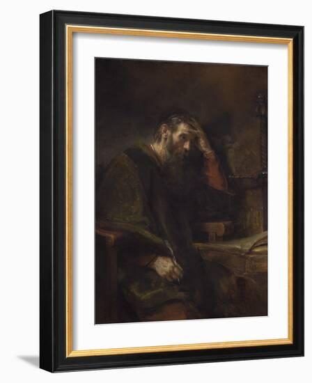 The Apostle Paul, C.1657-Rembrandt van Rijn-Framed Giclee Print