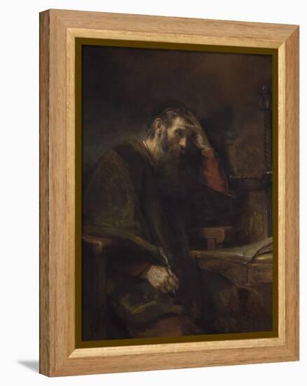 The Apostle Paul, C.1657-Rembrandt van Rijn-Framed Premier Image Canvas