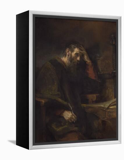 The Apostle Paul, C.1657-Rembrandt van Rijn-Framed Premier Image Canvas