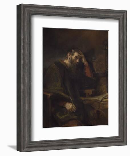 The Apostle Paul, C.1657-Rembrandt van Rijn-Framed Giclee Print