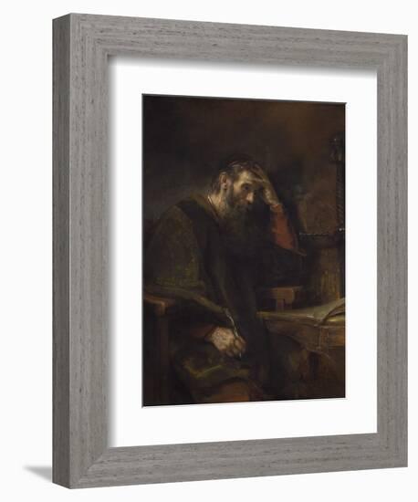 The Apostle Paul, C.1657-Rembrandt van Rijn-Framed Giclee Print