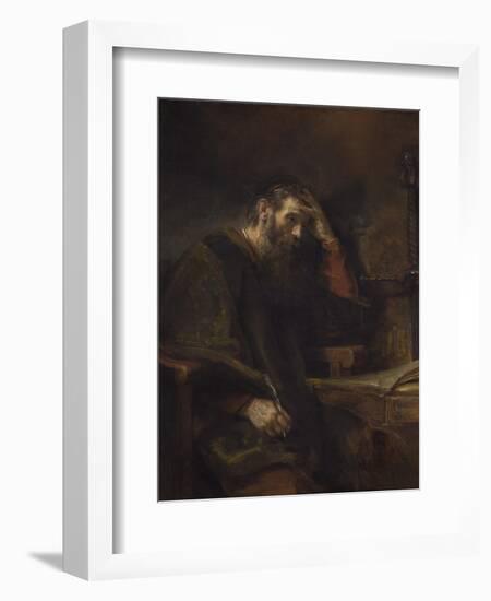The Apostle Paul, C.1657-Rembrandt van Rijn-Framed Giclee Print