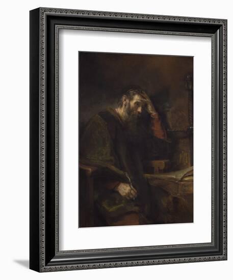 The Apostle Paul, C.1657-Rembrandt van Rijn-Framed Giclee Print