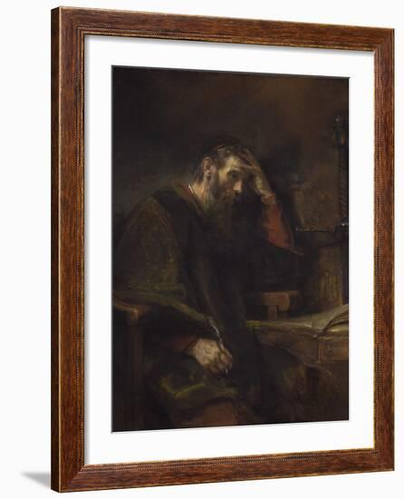 The Apostle Paul, C.1657-Rembrandt van Rijn-Framed Giclee Print