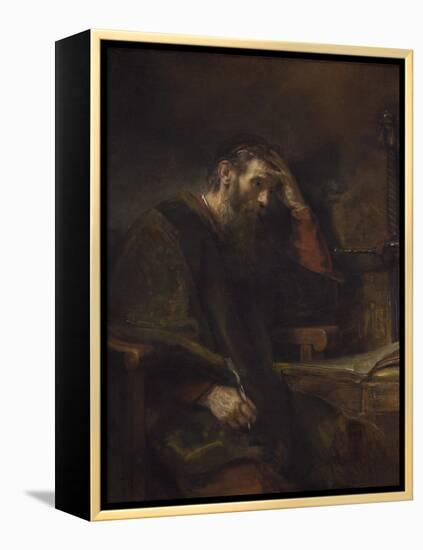 The Apostle Paul, C.1657-Rembrandt van Rijn-Framed Premier Image Canvas