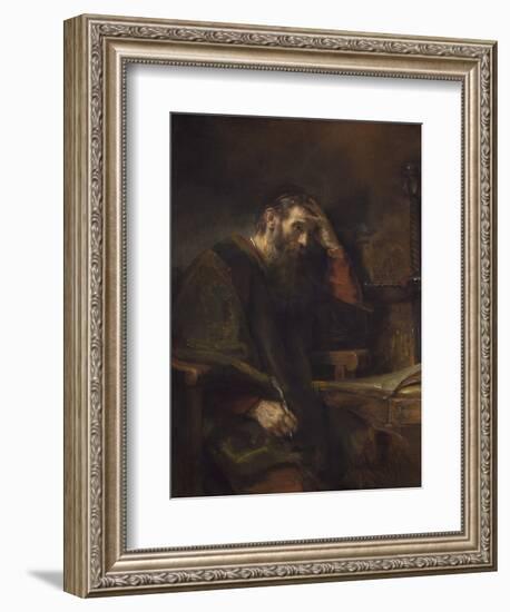 The Apostle Paul, C. 1657-Rembrandt van Rijn-Framed Art Print