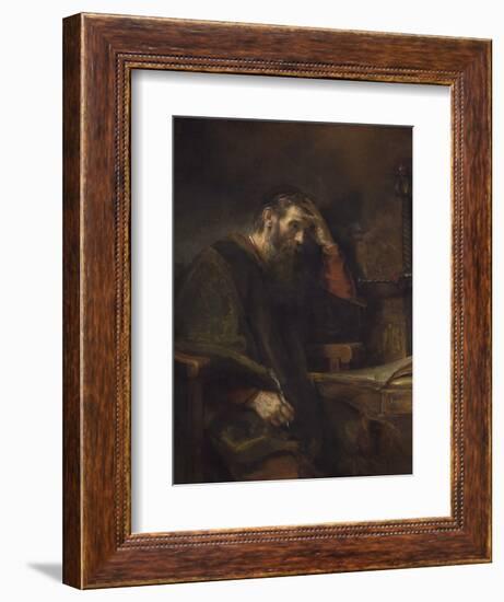 The Apostle Paul, C. 1657-Rembrandt van Rijn-Framed Art Print