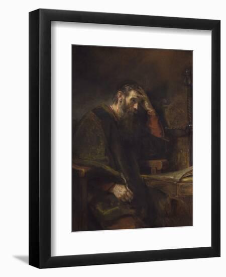 The Apostle Paul, C. 1657-Rembrandt van Rijn-Framed Art Print