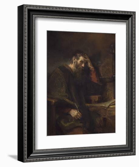 The Apostle Paul, C. 1657-Rembrandt van Rijn-Framed Art Print